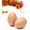 Brown, variant on Fake Wooden Eggs to Train Birds from Laying in The Nesting Boxes & to Stop from Eating Own Eggs, White Color, 5 Pack Suitable for Chicken and Duck
