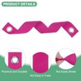 thumbnail image 2 of Uxcell 16-Pack Tree Straps for Staking,1.5 Inch x 15.7 Inch for Leaning Tree Protection[Rose Red], 2 of 6