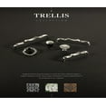 thumbnail image 3 of Belwith Keeler B077290-SN 18 in. Trellis Center to Center Pull - Satin Nickel, 3 of 7