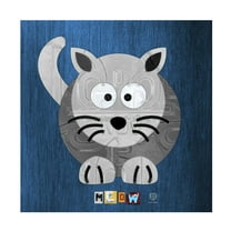 Trademark Fine Art 'Meow The Cat' Canvas Art by Design Turnpike