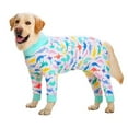 thumbnail image 1 of for Medium Large Dogs Printed Coat Bodysuit Pet Recovery Suit Shirt Nursing Belly Dog Clothes Pet  Supplies Dog Pajamas Dogs Jumpsuit WHITE 38(BUST 108CM), 1 of 8