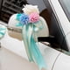 thumbnail image 5 of Kit De Decoraciones De Silla De De Espejo Accesorios De De Flor DIY Artesanía yotijar Flor y cinta del coche de la boda, 5 of 8