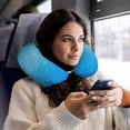thumbnail image 2 of Lsque Mario Print Travel Pillow Memory Foam - Head Neck Support Airplane Pillow U-Shaped Neck Pillow for Traveling, Car, Home, Office, 2 of 7