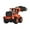 Orange, variant on syligr Alloy Forklift Toy for Toddlers Ages 2-4 Construction Vehicle Models 7 Inch Pull Back Car Simulation Loader Dump Truck Yellow Orange Green White ABS Plastic Gift for Boys