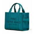 thumbnail image 4 of Marc Jacobs Women's The Leather Small Tote, One Size H009L01SP21-443 (Harbor Blue), 4 of 8