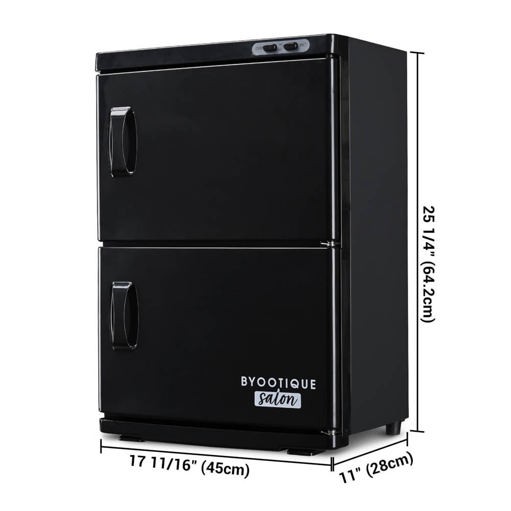 Yescom 46L Professional Dual-Cabinet Towel Warmer & UV Sterilizer, White