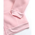 thumbnail image 4 of Real Love Girls' Sweatshirt - Super Soft Plush Sherpa Zip Up Hoodie Sweatshirt (7-16), 4 of 7