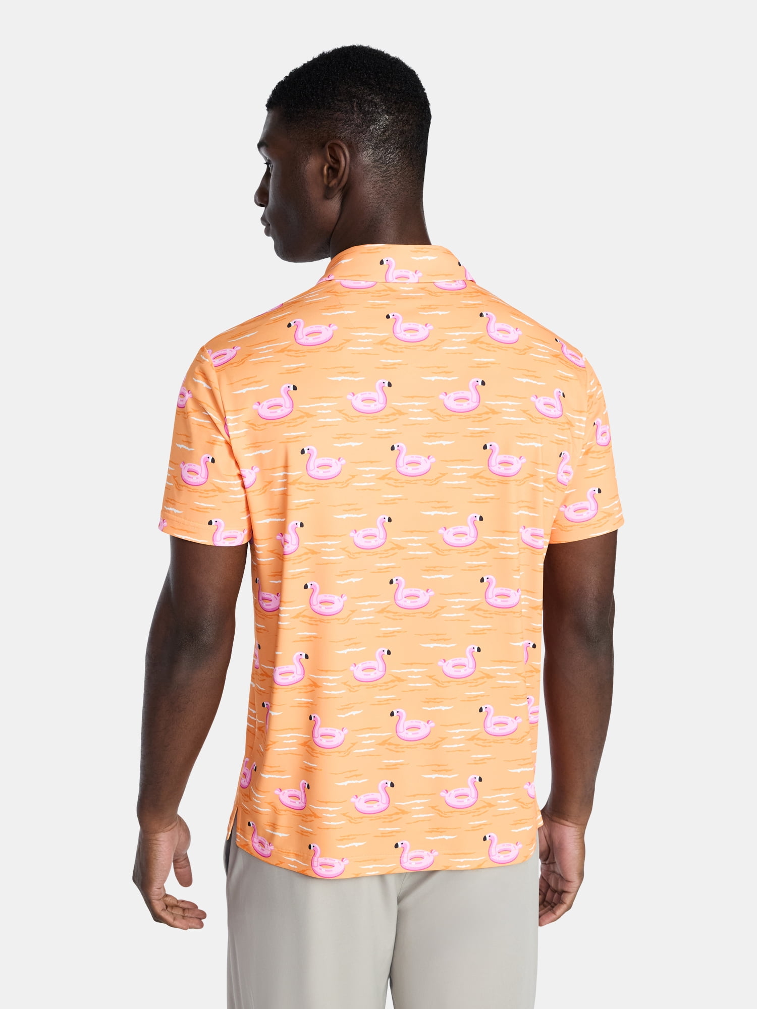 Birdie Bound Men' s & Big and Tall Golf Polo Shirts, Sizes XS-4XLT