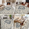 thumbnail image 5 of 5'x8' Area Rugs, Blue Boho Indoor Outdoor Area Rug for Living Room Bedroom, Vintage Southwestern Ethnic Geometric Washable Bathroom Rugs Kitchen Floor Carpet Mats Home Decor Aesthetic, 5 of 8