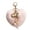 Pink, variant on Ludlz Women's Heart Faux Fur Pom Pom Key Chains Bag Accessory Puffball Keyring Backpack Charms for Girls