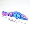 thumbnail image 2 of 3D Printed Crocodile,Movable Mouth,Flexible Joint Animal lacertid Figurines, Home Office Decor,Articulated Small sculpture, decorative item Surprise Festival Gifts, 2 of 9
