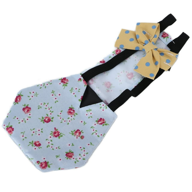 Duck Goose Clothes , Pet Chicken Duck Diapers Breathable Prevent Extravasation Waterproof With Bow Inner Pocket For Poultry S,M,L