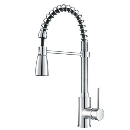 Kraus Commercial Style Kitchen Faucet With Spring Spout And 3