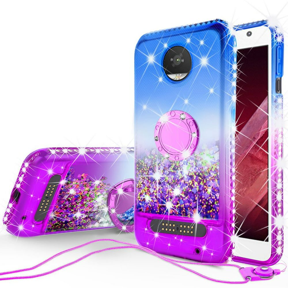Motorola Moto Z2 Play / Z2 Force Case,Glitter Phone Case