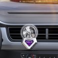 thumbnail image 5 of CxhicLuv Car Vent Aromatherapy, Auto Rotating Fan Diffuser, 6ml 4.6cm Glass Fragrance, Car Interior Fragrance Accessories, Odor Removal for Drivers, Commuters, Purple, 5 of 8