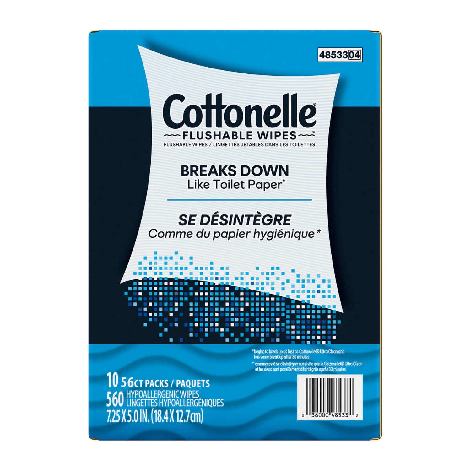 Cottonelle Fresh Care Flushable Wipes, 560 Wipes