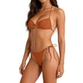 thumbnail image 6 of Halter Bikini Sets for Women 2-Piece Open Back Bathing Suit,Push Up Bra and Seamless Stretch Swimwear Bottom, 6 of 8