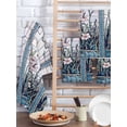 thumbnail image 2 of Blue Spring Floral Kitchen Dish Towels for Drying Dishes Set of 4, Summer Butterfly Farmhouse Waffle Weave Microfiber Hand Tea Bathroom Towels Quick Dry & Absorbent Towel 15.7x23.6, 2 of 7