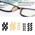 thumbnail image 4 of Sonducket 96 pares de almohadillas para la nariz para anteojos, montura para gafas de lectura, esponja adhesiva, pegatinas para ojos, estudiantes, adultos, Type3 NO3 Sonducket AP008880-02, 4 of 6