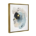 thumbnail image 3 of Glam Accent Contemporary Shapes Abstract Graphic Art Metallic Gold Framed Art Print Wall Art, 3 of 6