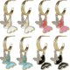 thumbnail image 2 of Pendientes colgantes de cristal multicolor Yashi lujo 55716-MT, 2 of 3