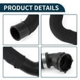 thumbnail image 5 of Unique Bargains Radiator Hose for Audi Q7 3.0L 2020-2025 Rubber 1 Pcs Water Pipe, 5 of 7