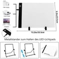 thumbnail image 2 of A4 Diamond Embroidery Light Pad with Accessories, Ultra-Thin Portable Light Table with USB Cable, LED Light Pad for Diamond Tattoo, 2 of 5