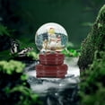 thumbnail image 6 of LOLIPPYY Wooden Rotary Display Stand with Stable Crystal Base Brown 1 Set for Home Decor, 6 of 8