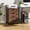 Brown-3 Drawers, variant on Small Wood File Cabinet With Lock Nightstand Charging Station 2 Drawer Under Desk Lateral Filing Cabinets For Home Office Printer Stand Storage White