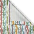 thumbnail image 4 of Ambesonne Abstract Valance Pack of 2, Vertical Swirl Lines, 42"X12", Multicolor, 4 of 5