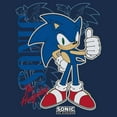 thumbnail image 2 of Mens Sonic the Hedgehog Thumbs Up T Shirt, 2 of 4