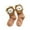 Brown, variant on Animal Cartoon Crew Socks for Kids Playful Characters Ankle to Mid Calf Comfort Everyday Casual Wear for Little Ones