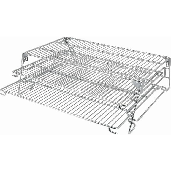 Jerky Racks for Traeger Smoker Pro 575 22 34Grilling Cooling Warming Rack for Pit Boss 21" Depth Barrel Pellet Grill Pitboss Austin XL Parts 3 Tiered Stainless Steel Seasoning Smoking BBQ Accessories
