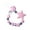 Pink, variant on Bueautybox Lovely Star Crochet Beads Silicone Teether Soother Pacifier Clip Chain Holder