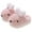 Light Pink, variant on WZEIIOT Toddler Kids Girls Slippers Kawaii Bunny Design Winter Warm Plush Shoes Cozy Indoor Soft Booties Fuzzy Footwears Us Size:9