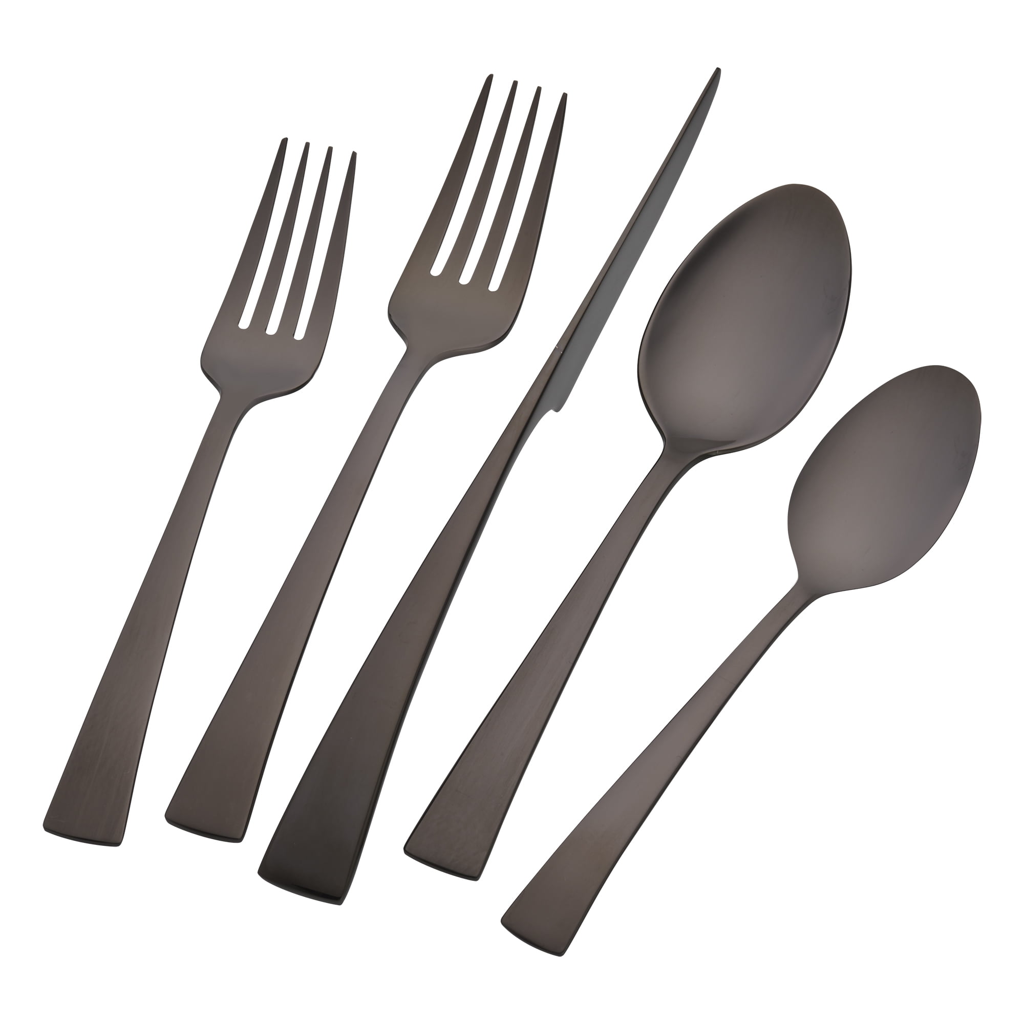 ZWILLING BELLASERA Black 20pc 18/10 Stainless Steel Flatware Set
