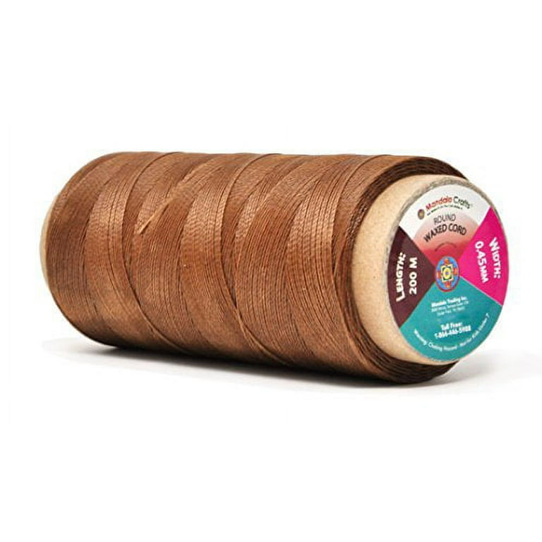 Round Waxed Thread for Leather Sewing Leather Thread Wax