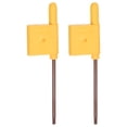 thumbnail image 1 of Unique Bargains 2pack Torx Screwdriver T8 S2 Flag Type Handle Star Driver Key Wrench Spanner Hand Operated Tool Yellow, 1 of 5