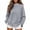 Gray, variant on Yxbdin Womens Sweatshirts No Hood Mock Neck Sweatshirt Comfy Long Sleeve Tops Suitable Loose Fit Pullover Daily Going Out Fall Clothes