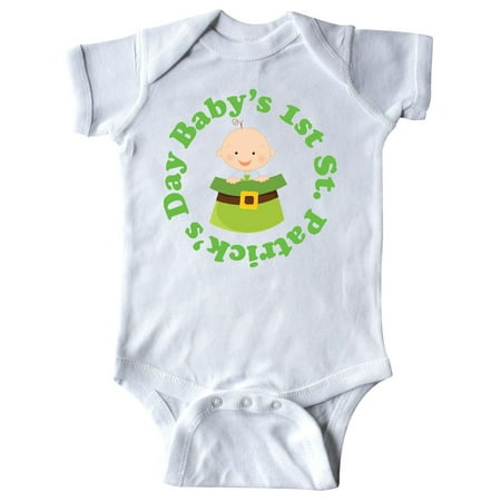 

Inktastic 1st St Patricks Day baby Gift Baby Boy or Baby Girl Bodysuit