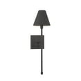 thumbnail image 4 of Matte Black One Light Wall Sconce from the Jefferson Collection, 4 of 5