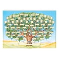 thumbnail image 3 of Family Tree Picture Frame, Family Tree Chart Diy Gift Family Tree Diagram Handwritten To in Family Historys Canvas, Gift for Family, 3 of 5