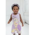 thumbnail image 2 of Disney Princess Rapunzel Toddler Girls Snap Romper and Headband Newborn to Toddler, 2 of 5