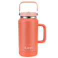 thumbnail image 1 of Botella de agua Cafezi de acero inoxidable de 1,9 L con pajita abatible, 1 of 8