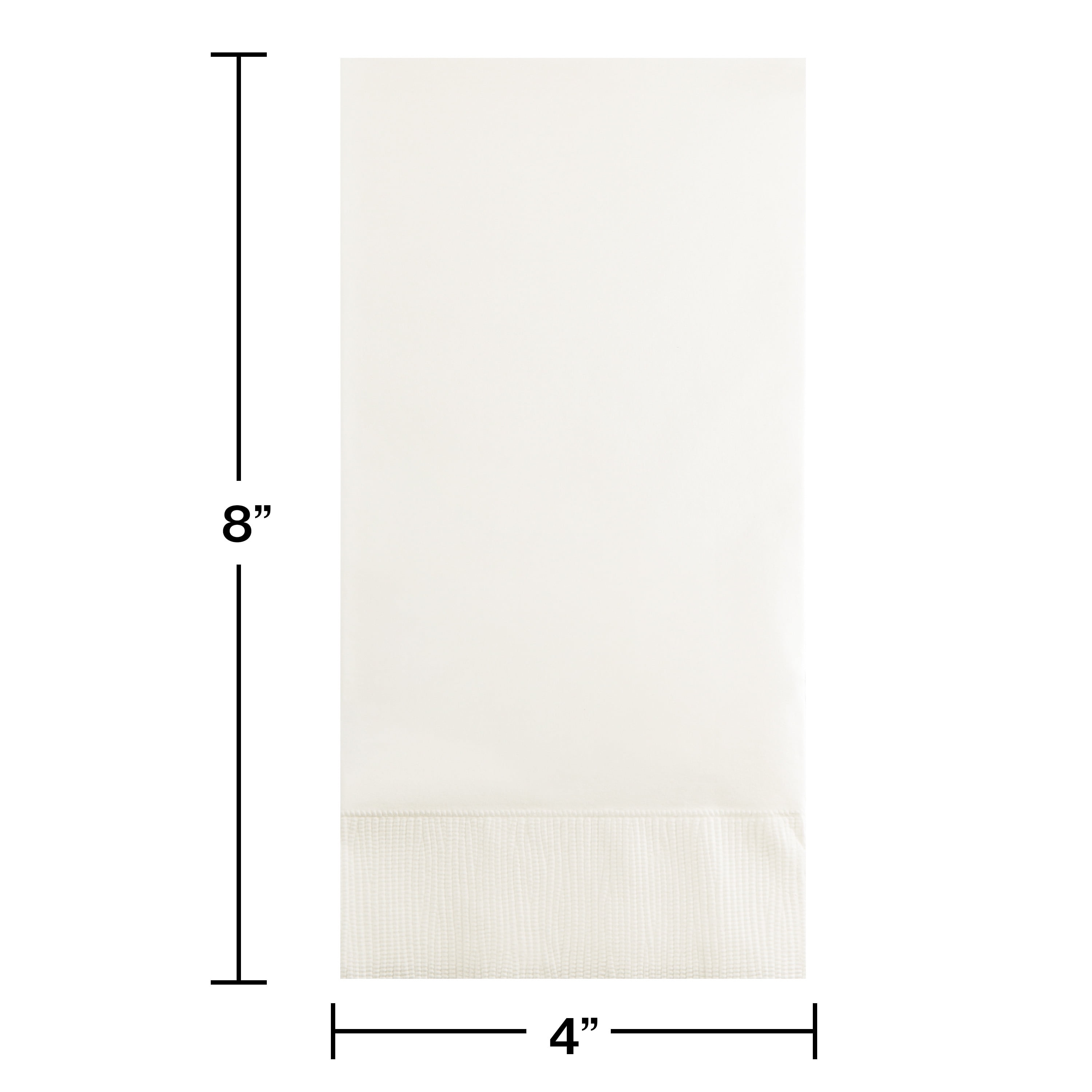 White Paper Guest Towels 48 Count for 24 Guests