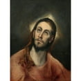 thumbnail image 3 of El Greco 19x24 Black Modern Framed Museum Art Print Titled - Christ in Prayer, 3 of 5