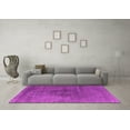 thumbnail image 3 of Ahgly Company Indoor Square Oriental Pink Industrial Area Rugs, 5' Square, 3 of 4