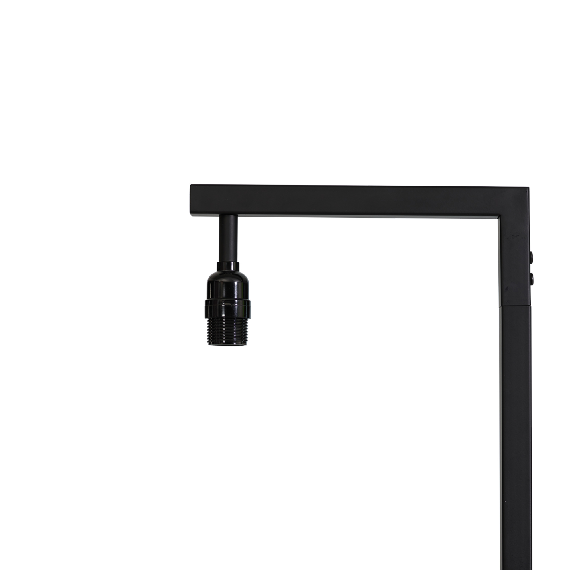 Mainstays 62" Contemporary Metal Floor Lamp, Matte Black photo 5