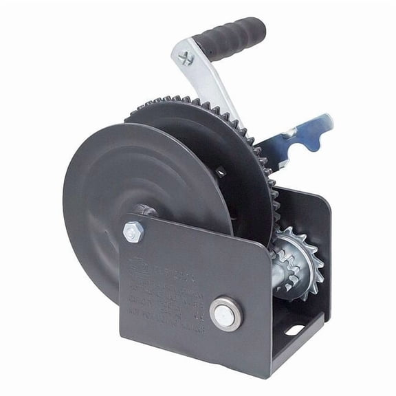 Dutton-Lainson Hand Winch,Spur Gear,Brake,1200 lb. DLB1205A