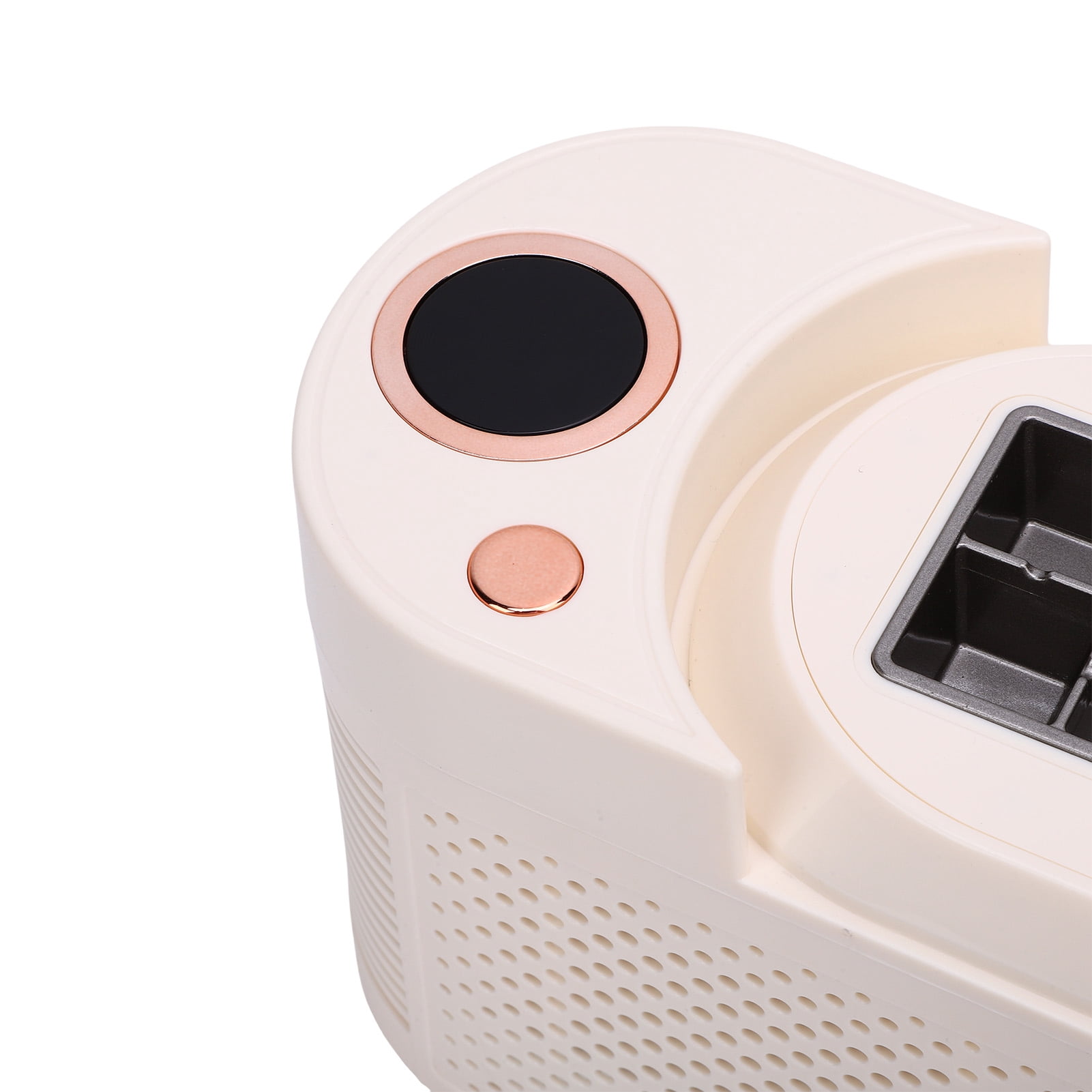 BIMZUC Portable Countertop Ice Maker Machine 120W, Produces 8 Cubes in 10-15 Minutes, Compact for Home Car Office and Camping, EU Plug Edition (9.8 inches / 25 cm)